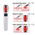 miitina EMS Microcurrent Facial Wand – Red Light, Heat, Vibration, Anti-Wrinkle Appearance, USB Rechargeable