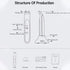 WEILIXUN EMS Microcurrent and Vibration Eye Massager – Skin Tightening Appearance and Eyebrow Lift Beauty Tool