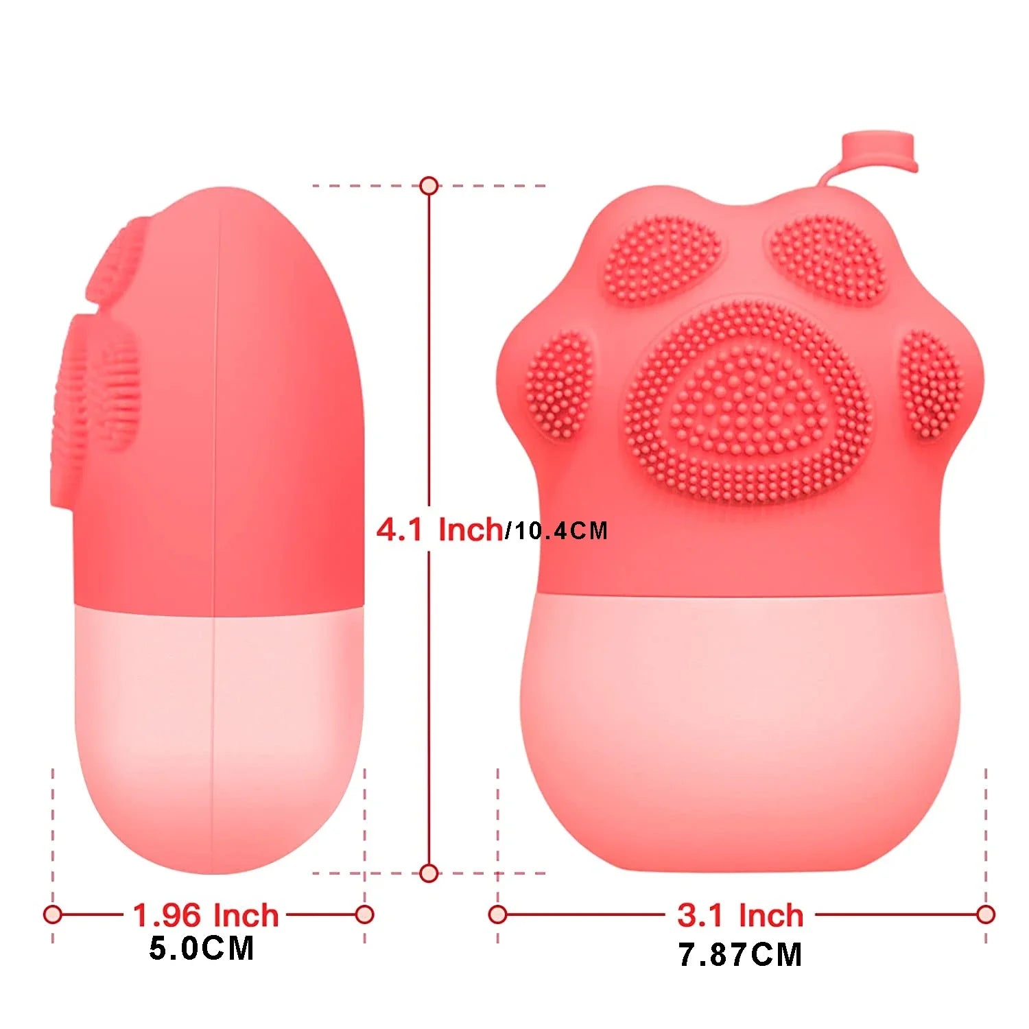 QWC Silicone 2-in-1 Ice Roller & Face Brush – Reduce Eye Puffiness, Skin Tightening Appearance Tool