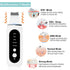 peicon Ultrasonic Skin Scrubber – Deep Face Cleaning, Blackhead Remover, EMS Ion Facial Spatula