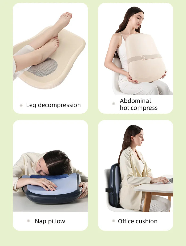 Selfika Cordless Lower Back Massager with Deep-Tissue Heat Therapy & Rechargeable Battery