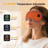 PASTSKY Cordless Heated Eye Mask – 3 Levels Warm Compress, Smart Timing, Electric Relaxation Sleep Aid