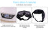 Raiuleko Smart Airbag Compression Eye Massager – Portable Vibration and Heat Relaxation Device with Bluetooth Music
