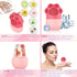 QWC Silicone 2-in-1 Ice Roller & Face Brush – Reduce Eye Puffiness, Skin Tightening Appearance Tool