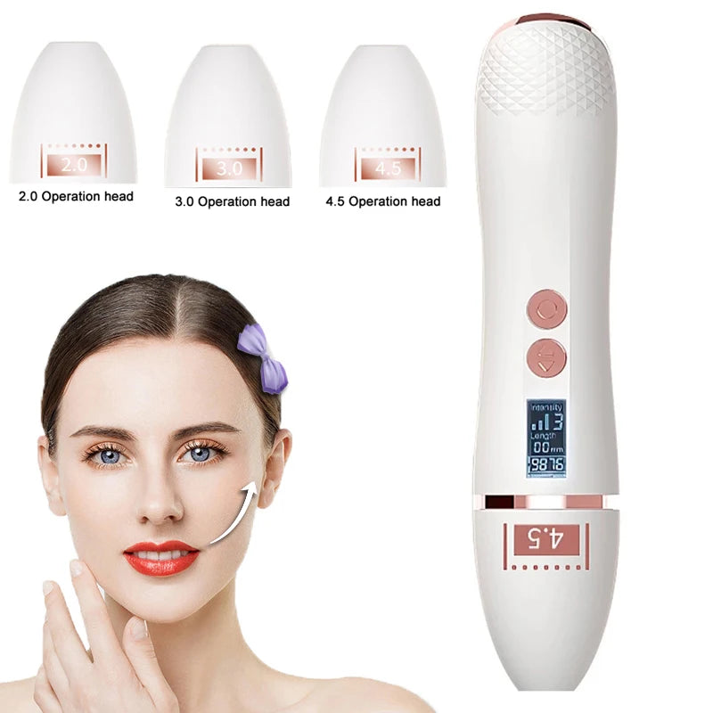 CASMB Mini Focused Ultrasound Facial Wand – Non-Invasive Lifting & Tightening Appearance Beauty Tool