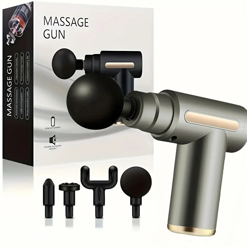 pemy Fascial Gun Percussion Massager – Handheld Deep Tissue Tool for Back, Neck, and Leg Relief
