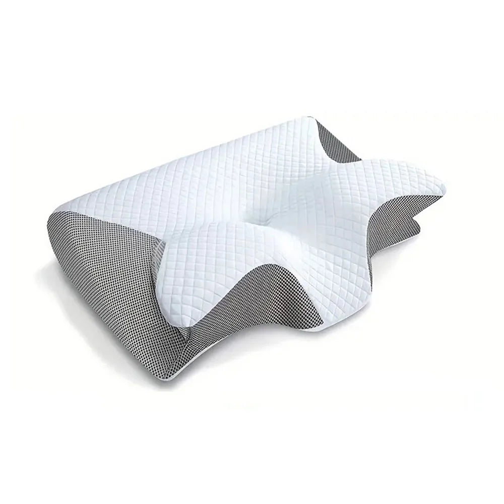 Selfika Butterfly Memory Foam Sleep Pillow for Cervical Support and Comfort