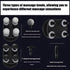 Portable Percussion Massager Gun – Four-Head Deep Tissue Fascia Relaxation Tool