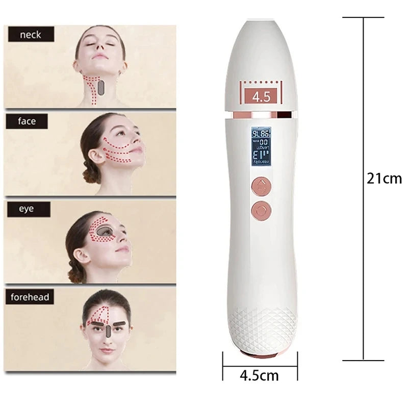 CASMB Mini Focused Ultrasound Facial Wand – Non-Invasive Lifting & Tightening Appearance Beauty Tool