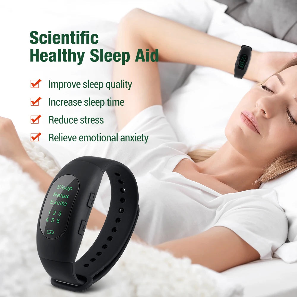 DeMoce CES/EMS Microcurrent Sleep Aid Watch – Intelligent Relaxation Wristband for Enhanced Calm