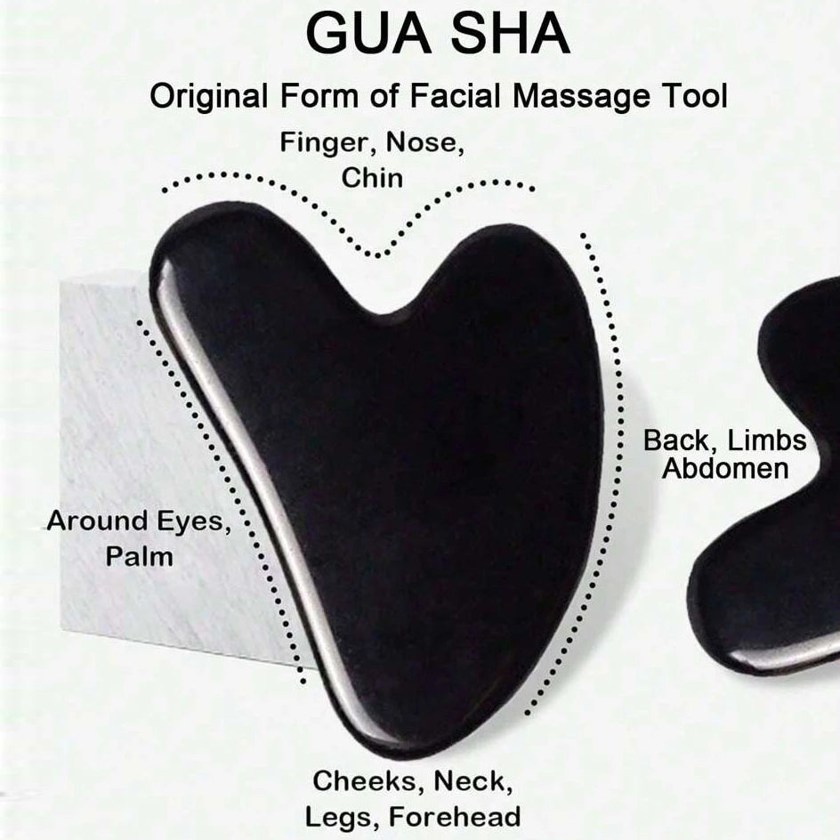 Generic Silicone Ice Roller & Gua Sha Facial Tool Set – Lifting, Contouring, Eye Puffiness Relief (1/2/3pc)