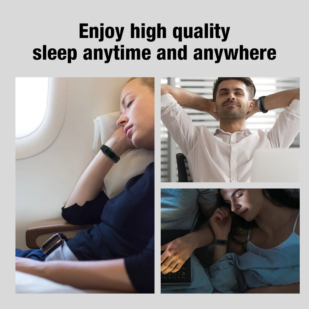 DeMoce CES/EMS Microcurrent Sleep Aid Watch – Intelligent Relaxation Wristband for Enhanced Calm