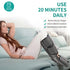 Selfika Air Compression Leg Massager with Adjustable Calf Wraps & Handheld Controller