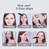VIMYSHOW 3-in-1 Eye & Face Lift Wand – Red Light, Heat Therapy, ION, USB Rechargeable Massager