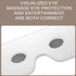 VIMYSHOW Portable Visible Eye Massager – Airbag Kneading, Hot Compress, Bluetooth Music Relaxation Sleep Mask