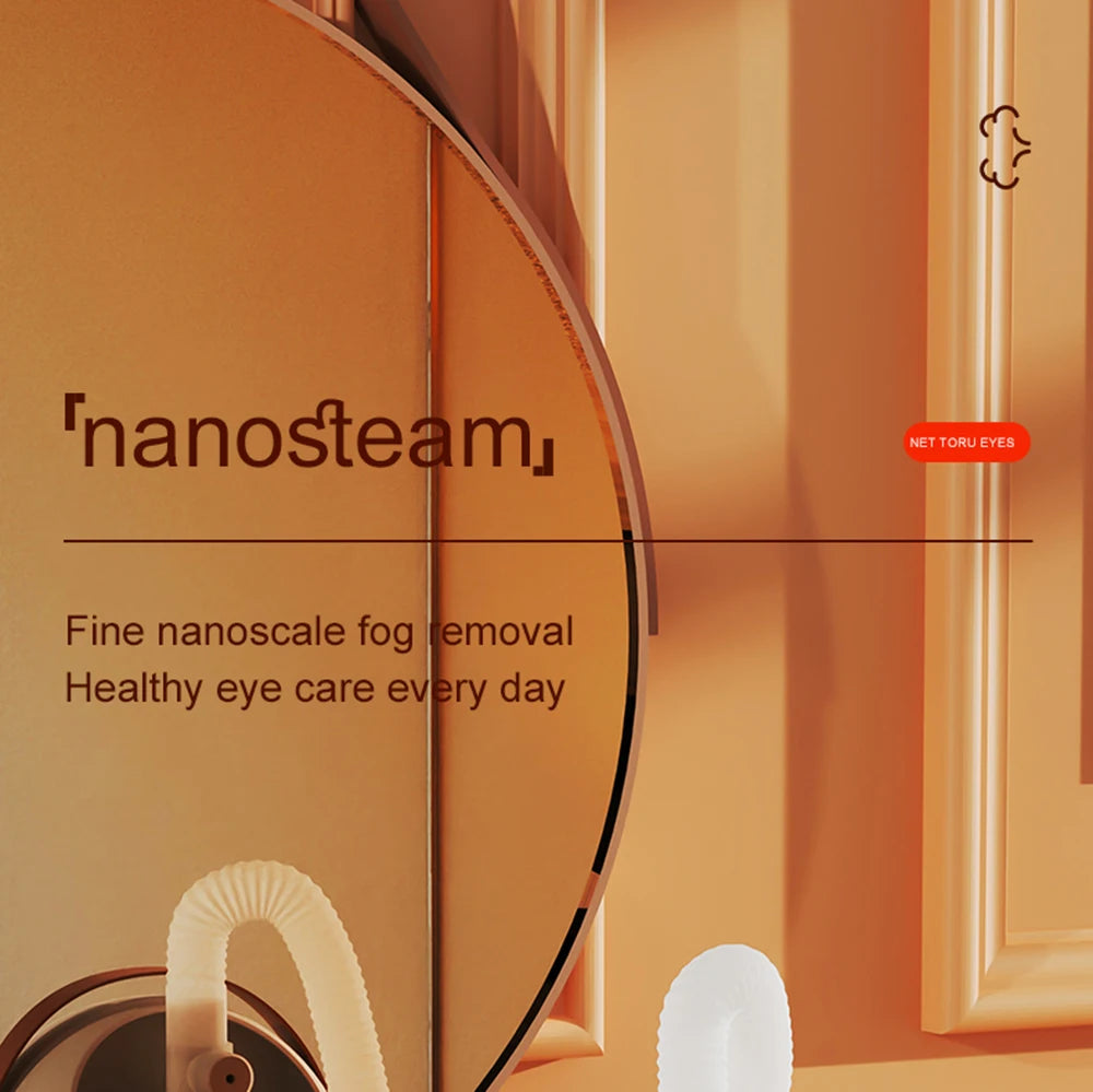 vilnason Hot/Cold Nano Eye Mist Sprayer & Steamer – Adjustable Fog, Comfort for Dryness & Fatigue