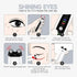 WEILIXUN EMS Microcurrent and Vibration Eye Massager – Skin Tightening Appearance and Eyebrow Lift Beauty Tool
