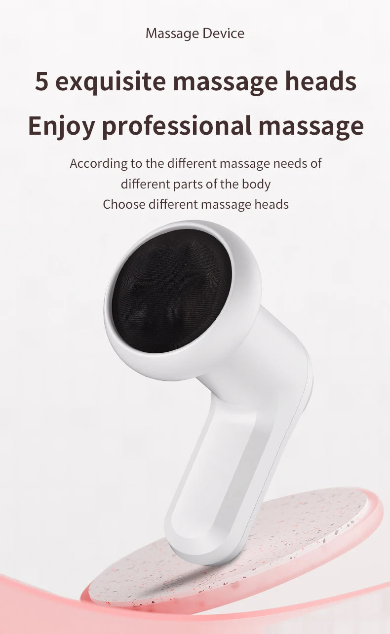 Windaily Cordless Rechargeable Body Massager & Sculpting Tool – 5 Heads, Toning