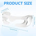 KEMOKO Electric Eye Massager Glasses – LED Light, Vibration, Fatigue Relief, Dark Circle Appearance