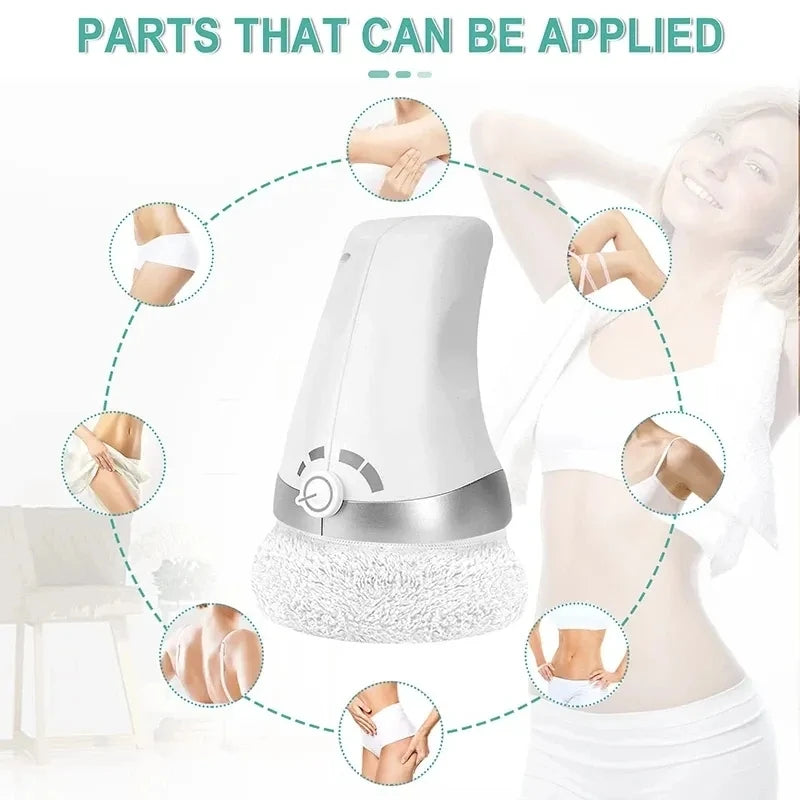 ShaxyMsc Handheld Electric Vibration Body Massager – Corded AC Power, Detachable Cloth Cover
