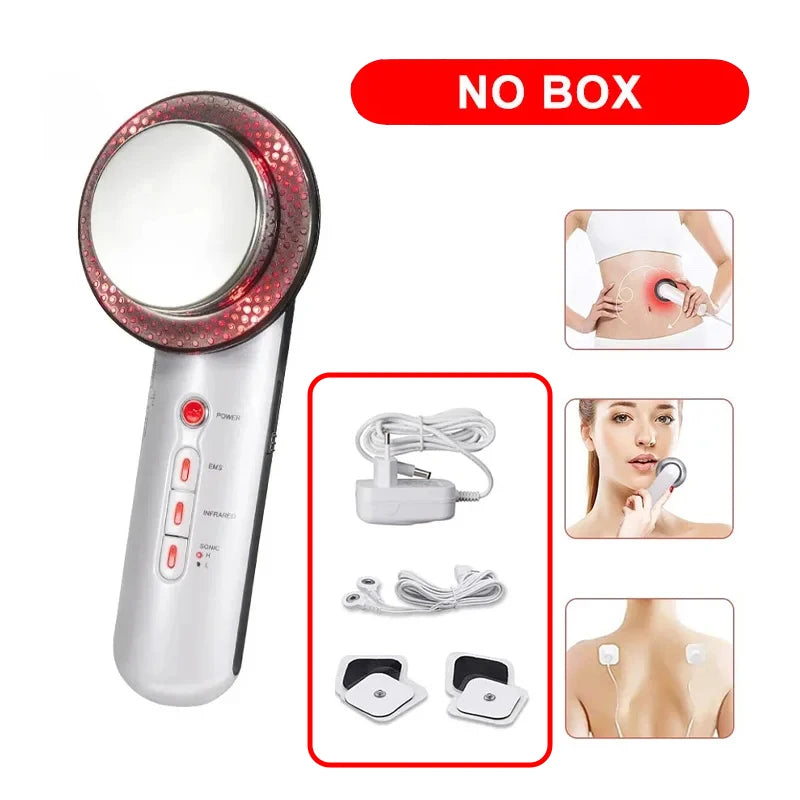 Lesenbeauty 3-in-1 Ultrasonic EMS Massager – Infrared, Body & Face Contouring Appearance Device
