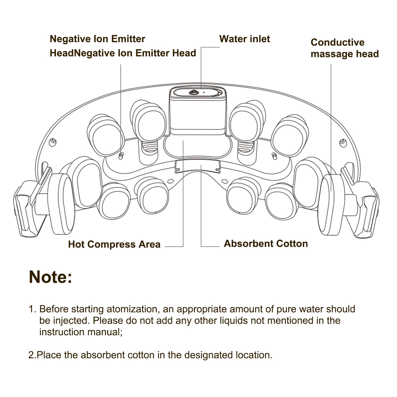 vilnason Advanced Nebulization Eye Massager – Hot and Cold Mist, Vibration, Bluetooth Music Relaxation Device