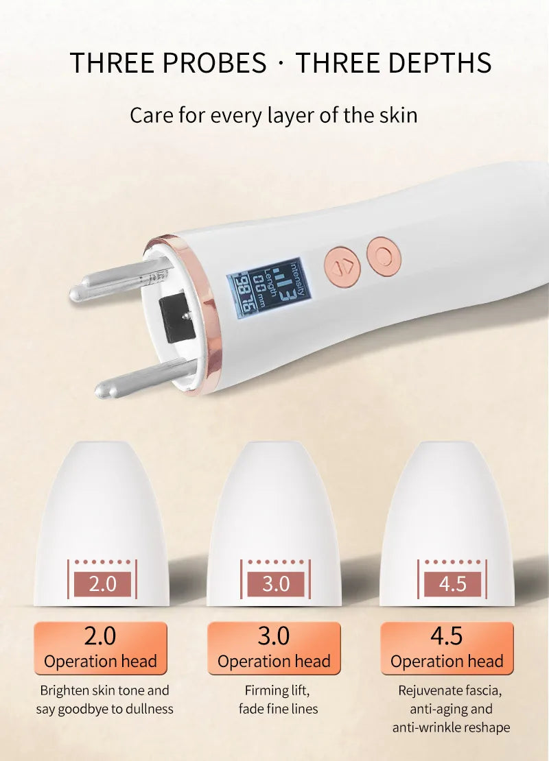 CASMB Mini Focused Ultrasound Facial Wand – Non-Invasive Lifting & Tightening Appearance Beauty Tool