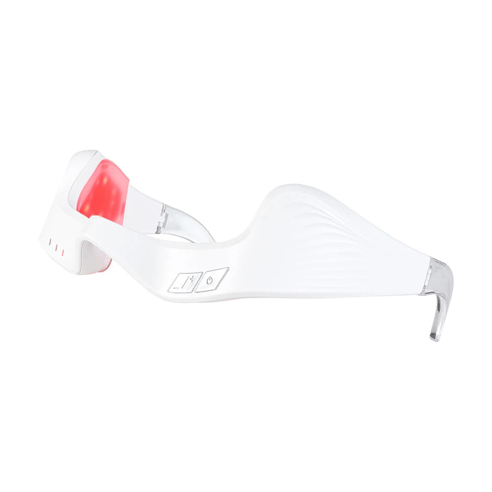 foreverlily Electric Eye Massager Glasses – EMS Microcurrent, Red Light, Warmth, Fatigue Relief