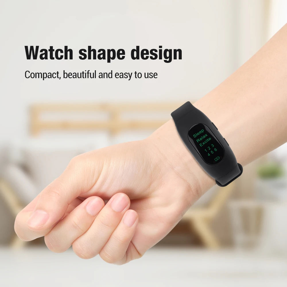 DeMoce CES/EMS Microcurrent Sleep Aid Watch – Intelligent Relaxation Wristband for Enhanced Calm