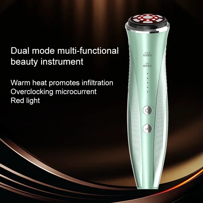 Generic RF Radio Frequency Facial & Eye Care Instrument – Hot Compress, Dual Mode, Home Use