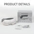 VIMYSHOW Portable Visible Eye Massager – Airbag Kneading, Hot Compress, Bluetooth Music Relaxation Sleep Mask