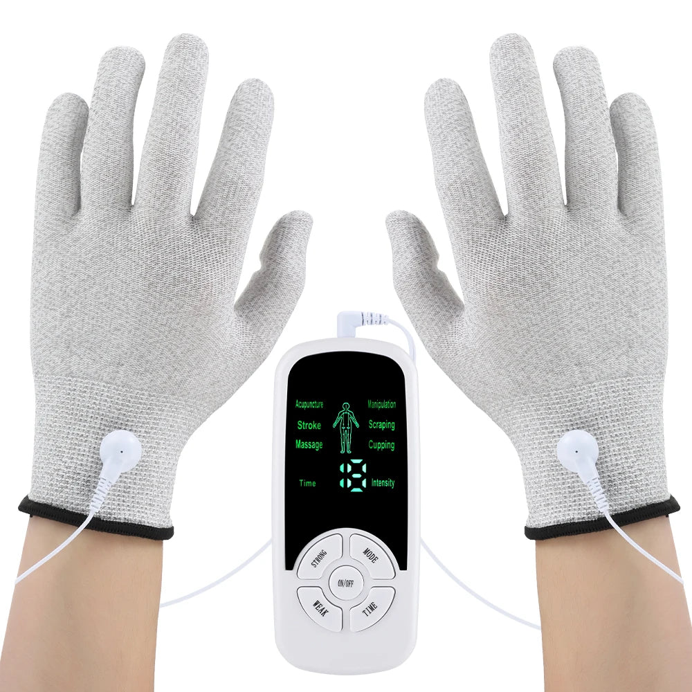 Hailicare TENS EMS Electric Muscle Stimulator – Digital Pulse Massager, 6 Modes, Back Neck Shoulder Relief