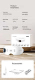 vilnason Advanced Nebulization Eye Massager – Hot and Cold Mist, Vibration, Bluetooth Music Relaxation Device