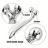 SUOJI Stainless Steel Gua Sha & 3D Roller Massager – Eye Tool, Face Contouring, Dark Circle Appearance