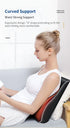 Selfika Intelligent 20-Node Deep Tissue Massage Pillow with Airbag Support & Heat