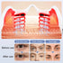 foreverlily Electric Eye Massager Glasses – EMS Microcurrent, Red Light, Warmth, Fatigue Relief