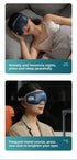 CAMMUO Electric Heated Eye Massager with 7 Massage Modes and Hot Compress for Relaxation