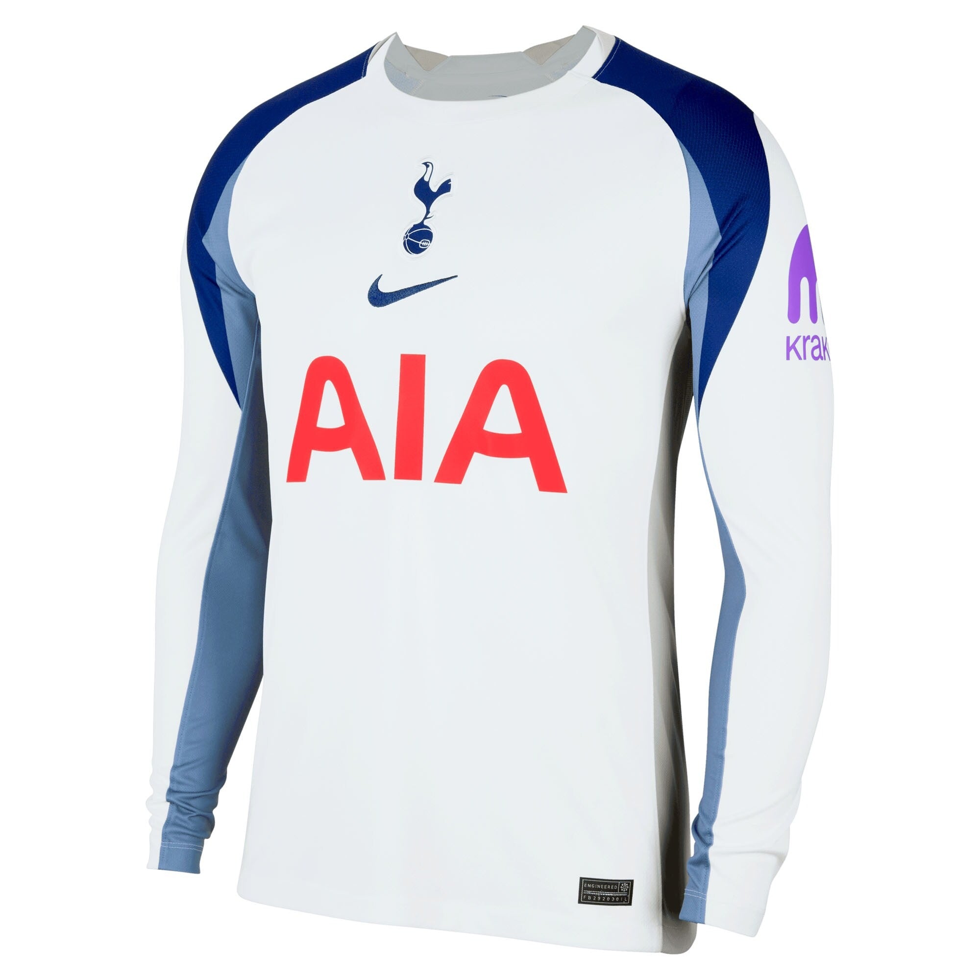 Tottenham Hotspur Selfika 2025/26 Home Long Sleeve Custom Jersey - White