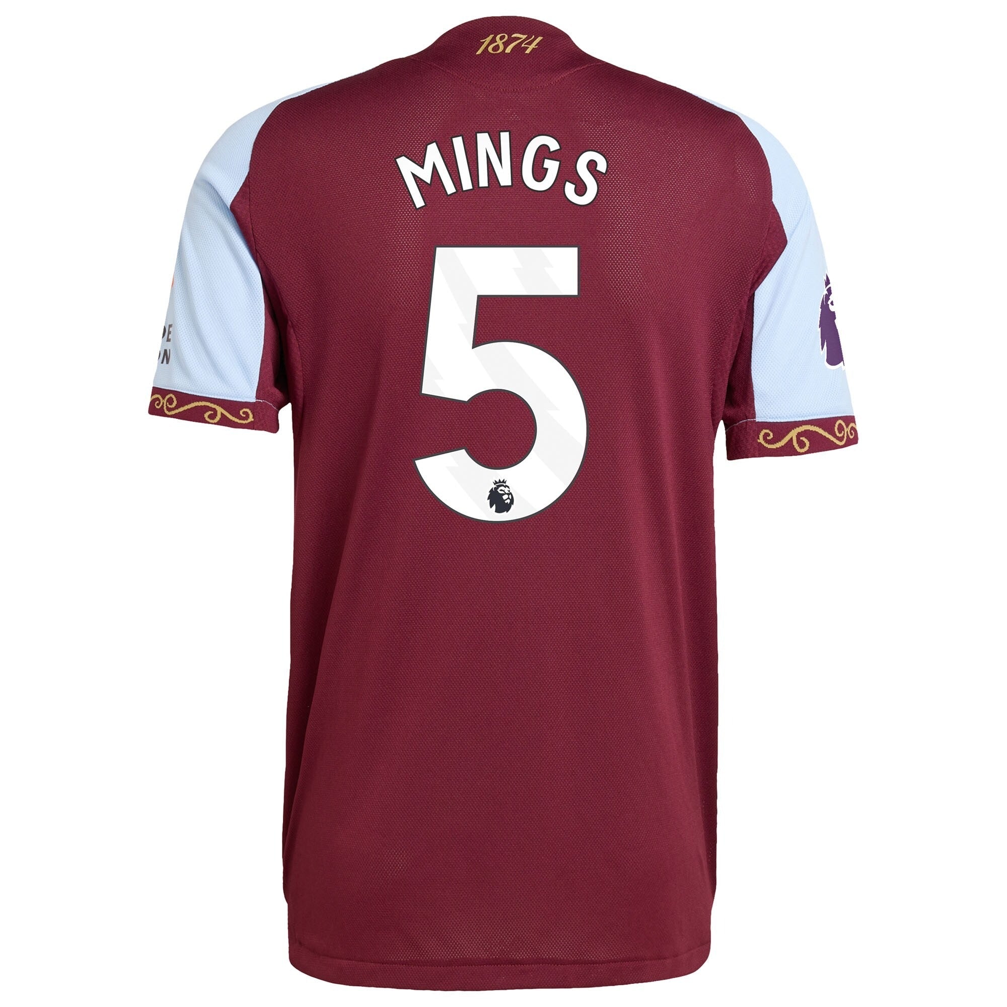 Tyrone Mings Aston Villa Selfika 2025/26 Home Jersey - Claret