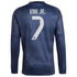 Vini Jr. Real Madrid Selfika 2025/26 Home Long Sleeve Player Jersey - Blue