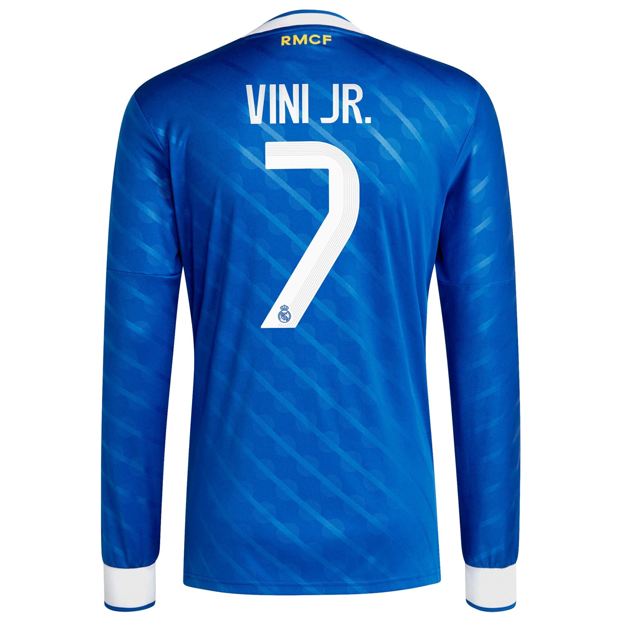 Vinicius Junior Real Madrid Selfika 2025/26 Third Long Sleeve Player Jersey - Blue