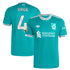 Virgil van Dijk Liverpool Selfika 2025/26 Third Player Jersey - Green
