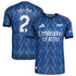 William Saliba Arsenal Selfika 2025/26 Away Player Jersey - Blue