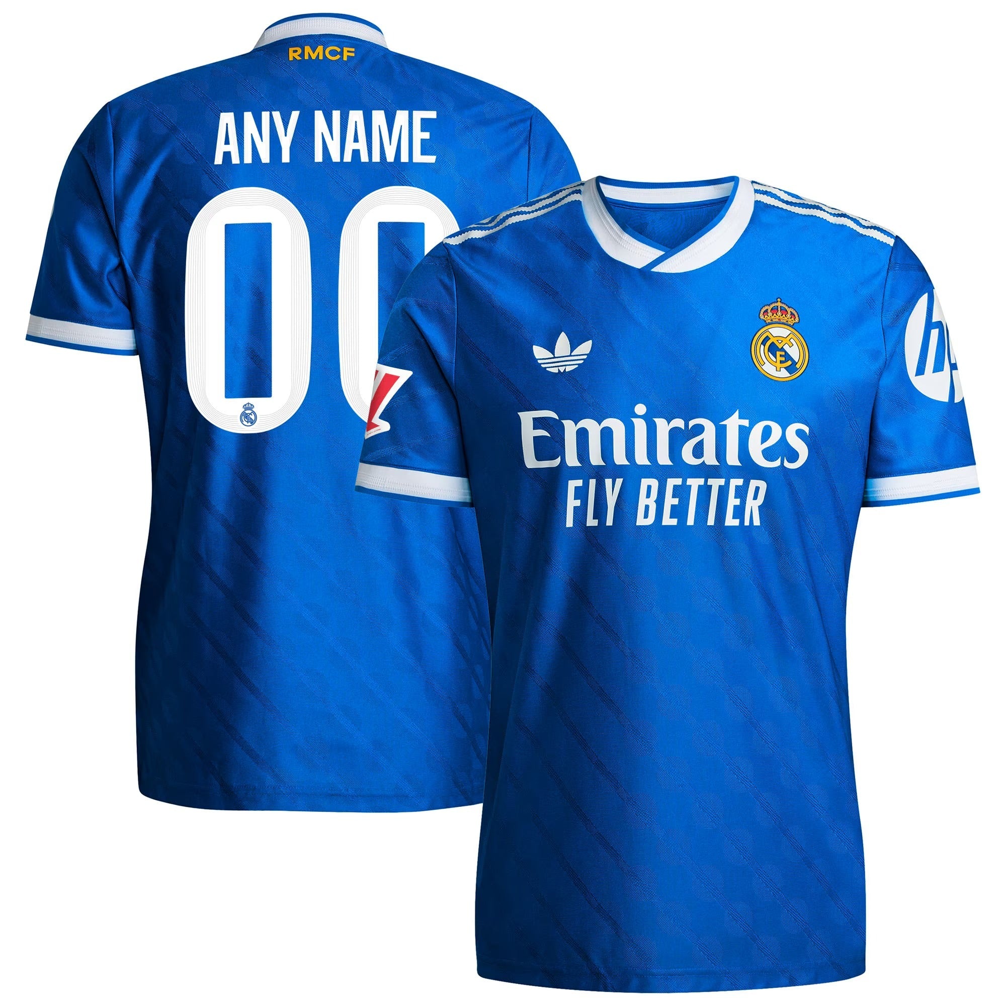 Real Madrid Selfika 2025/26 Third Authentic Custom Jersey - Blue
